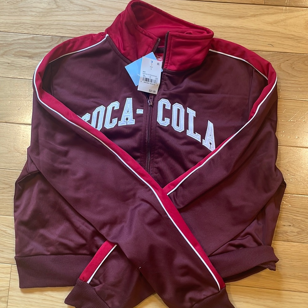 NWT Coca-Cola Zip Up